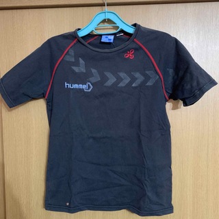 ヒュンメル(hummel)のヒュンメル  Tシャツ　メンズM　ブラック(Tシャツ/カットソー(半袖/袖なし))
