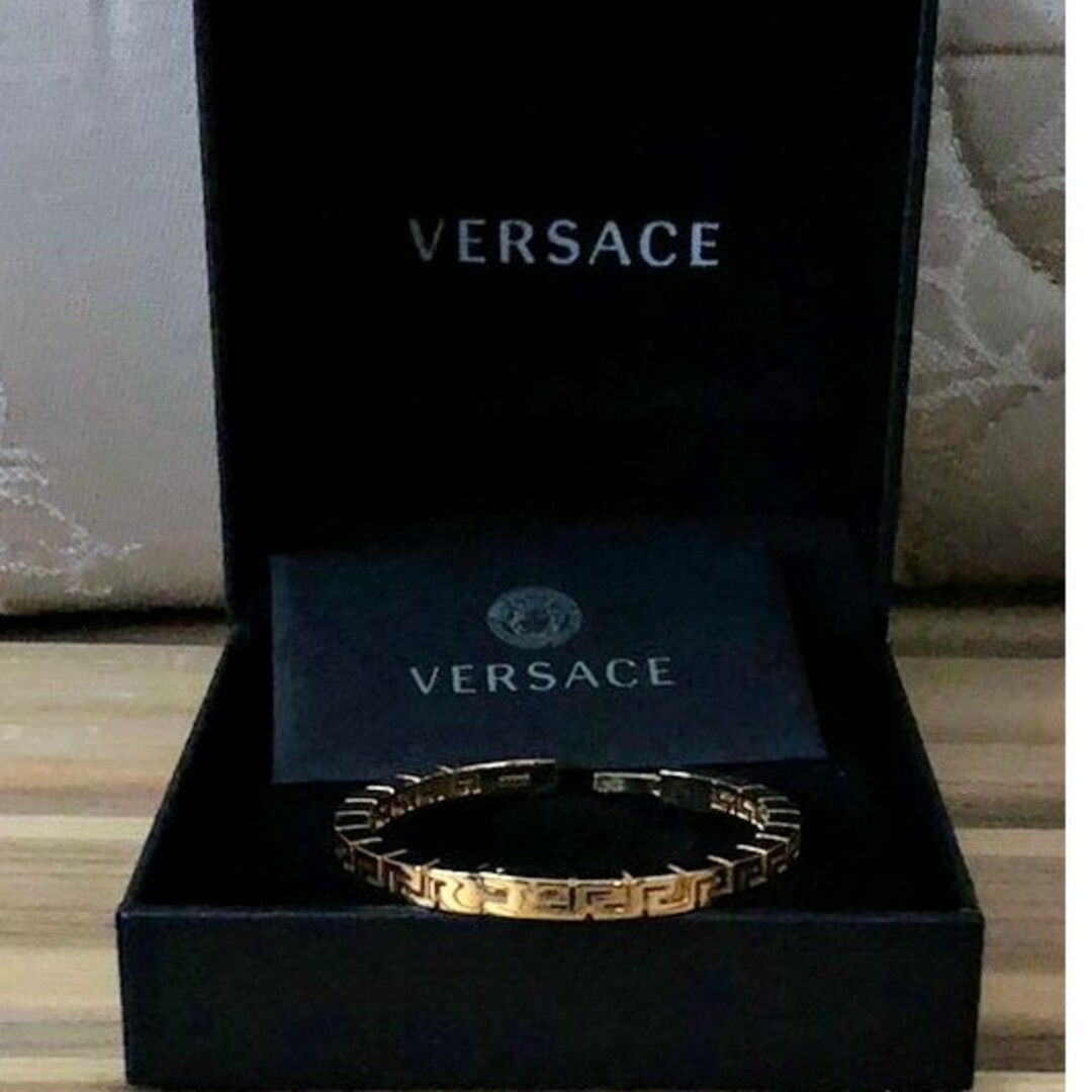 美品　Versace バングル DG07898 DJMT グレカ　ヴェルサーチェメンズ