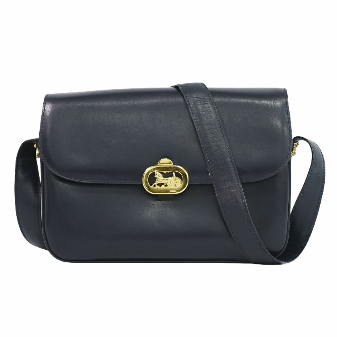 CELINE - 本物 セリーヌ CELINE 馬車金具 ショルダーバッグ CELINE - 本物 セリーヌ CELINE 馬車金具 ショルダーバッグ