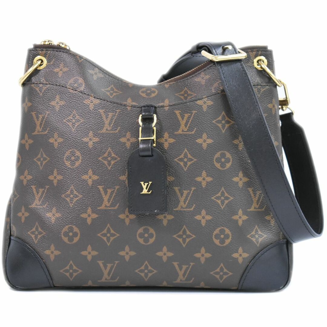 バッグ本物 ルイヴィトン LOUIS VUITTON LV オデオン NM MM モノグラム ショルダーバッグ ポシェット ブラウン ブラック M45352 Odeon ビトン バッグ