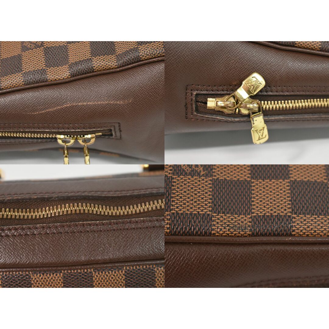 LOUIS VUITTON(ルイヴィトン)の本物 ルイヴィトン LOUIS VUITTON LV ブレラ ダミエ エベヌ ハンドバッグ トートバッグ ブラウン N51150 Brera ビトン バッグ 中古 レディースのバッグ(ハンドバッグ)の商品写真