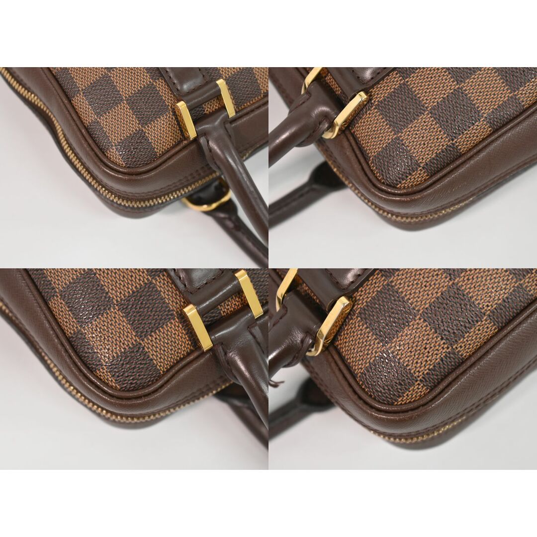 LOUIS VUITTON(ルイヴィトン)の本物 ルイヴィトン LOUIS VUITTON LV ブレラ ダミエ エベヌ ハンドバッグ トートバッグ ブラウン N51150 Brera ビトン バッグ 中古 レディースのバッグ(ハンドバッグ)の商品写真