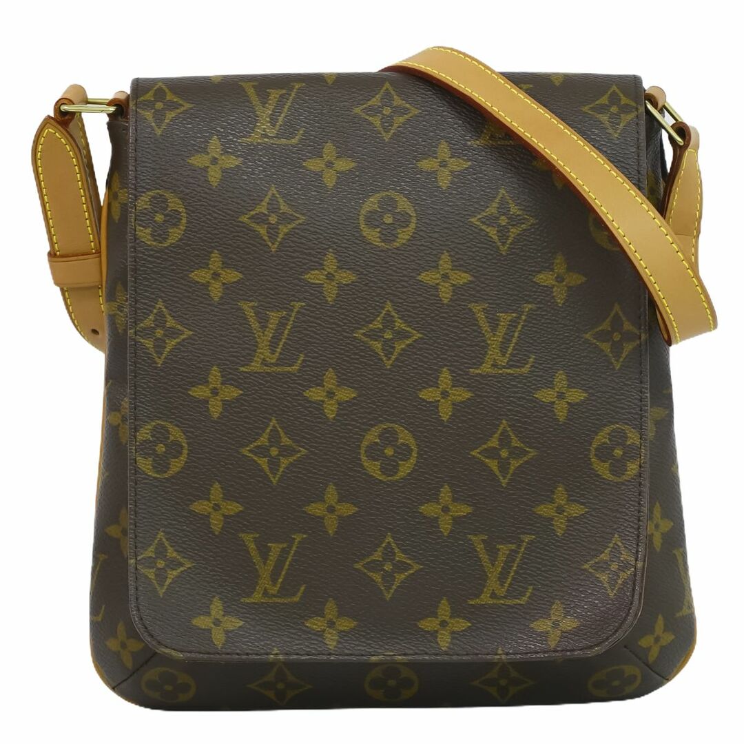 ショルダーバッグ本物 ルイヴィトン LOUIS VUITTON LV ミュゼット サルサショート モノグラム ショルダーバッグ ブラウン M51258 Musette ビトン バッグ