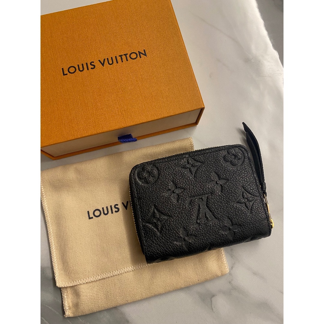 LOUIS VUITTON - ヴィトン　ジッピー　コインパース　カードケース　アンプラント　ノワール
