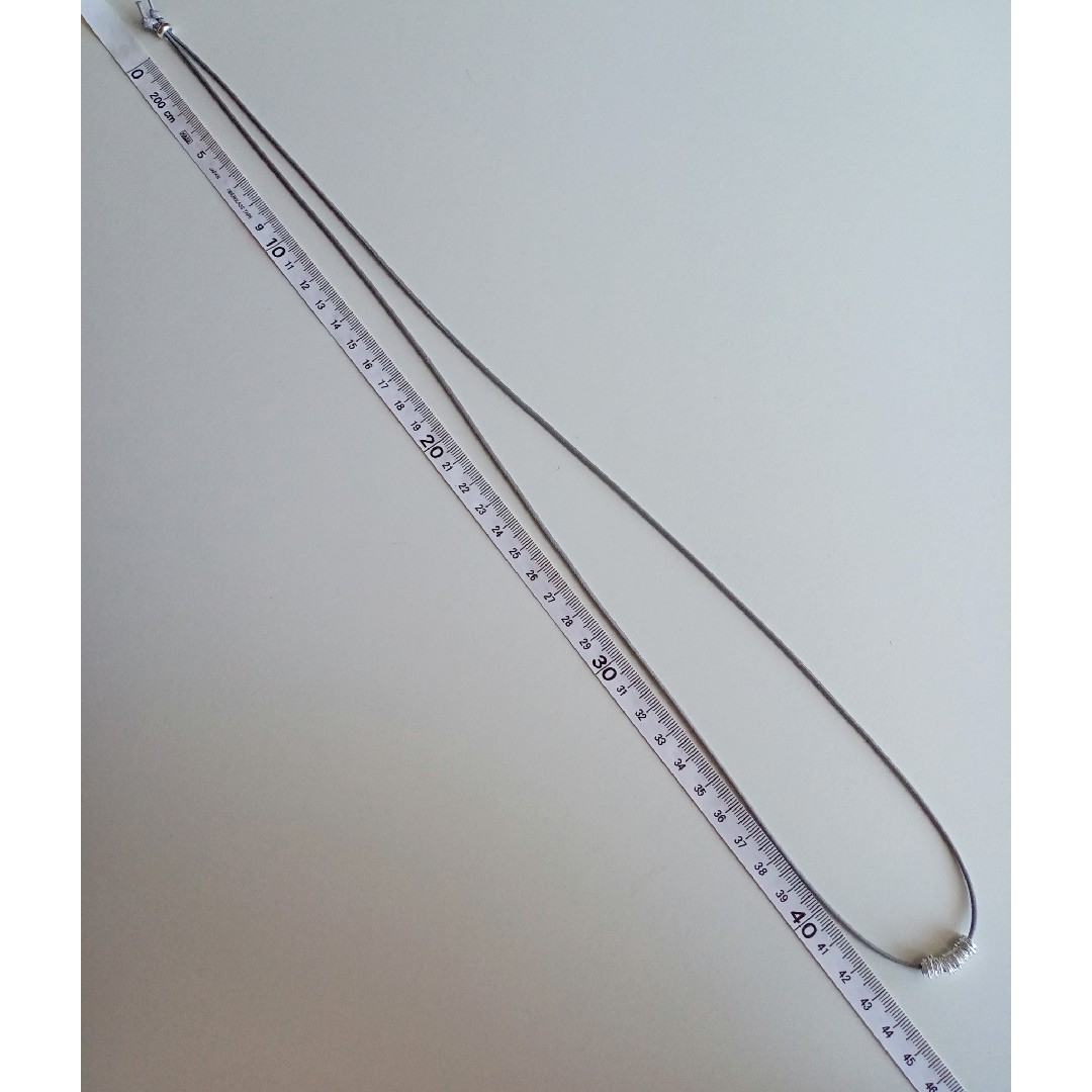 コードネックレス カレンシルバー ハンドメイドのアクセサリー(ネックレス)の商品写真
