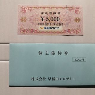 早稲田アカデミー株主優待券(その他)