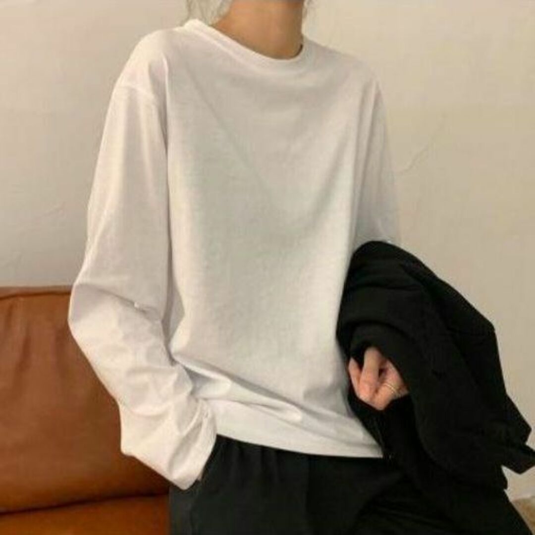 ☆moco様専用ページ☆　XL白黒セット レディースのトップス(Tシャツ(長袖/七分))の商品写真