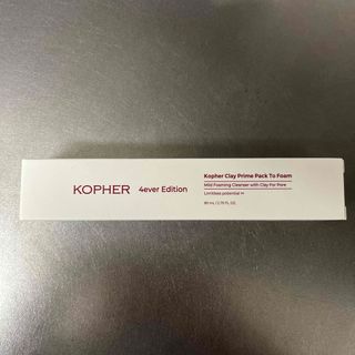 コフェル　KOPHER スキンケア　クレイパックフォーム(洗顔料)