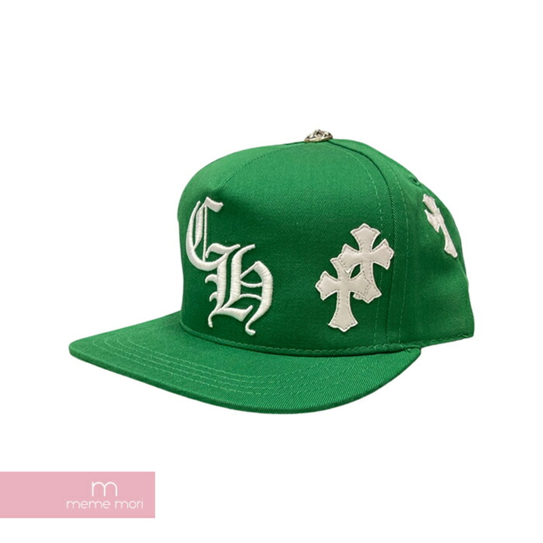 CHROME HEARTS Cross Patch Baseball Cap クロムハーツ クロスパッチベースボールキャップ 帽子 クロスボール  ロゴ刺繍 グリーン【231204】【新古品】【me04】 | フリマアプリ ラクマ