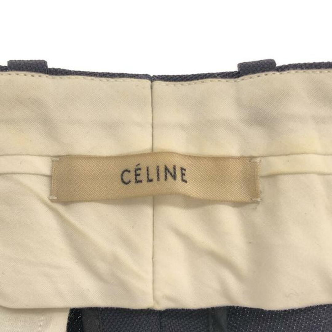 celine(セリーヌ)のCELINE / セリーヌ | センタープレススラックス | 38 | ネイビー | レディース レディースのパンツ(その他)の商品写真