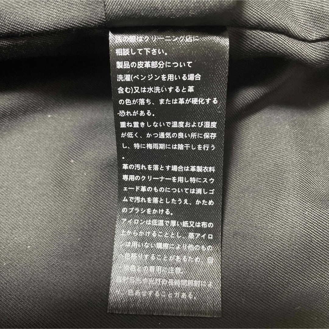 『Cidu』シヅ　キャンバスレザージャケット　ヘビーオンス　リアルレザー メンズのジャケット/アウター(ライダースジャケット)の商品写真