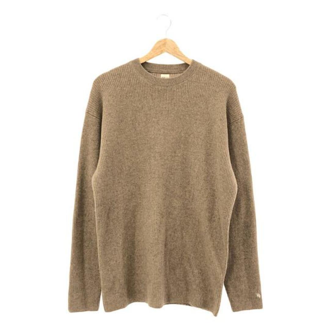 メンズRon Herman / ロンハーマン | cashmere 100％ / カシミヤ クルーネック ニット プルオーバー | M | ブラウン | メンズ