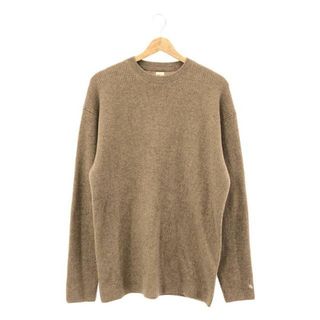 ロンハーマン(Ron Herman)のRon Herman / ロンハーマン | cashmere 100％ / カシミヤ クルーネック ニット プルオーバー | M | ブラウン | メンズ(ニット/セーター)