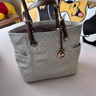 マイケルコース(Michael Kors)のマイケルコース ジェットセット MKシグネチャー トートバッグ レザー(トートバッグ)