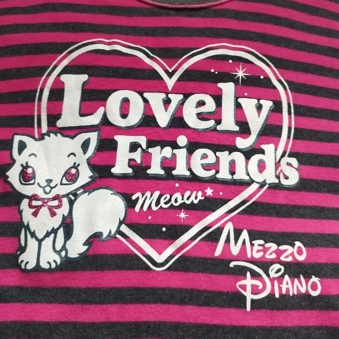 mezzo piano(メゾピアノ)のmezzopianoトップス キッズ/ベビー/マタニティのキッズ服女の子用(90cm~)(Tシャツ/カットソー)の商品写真