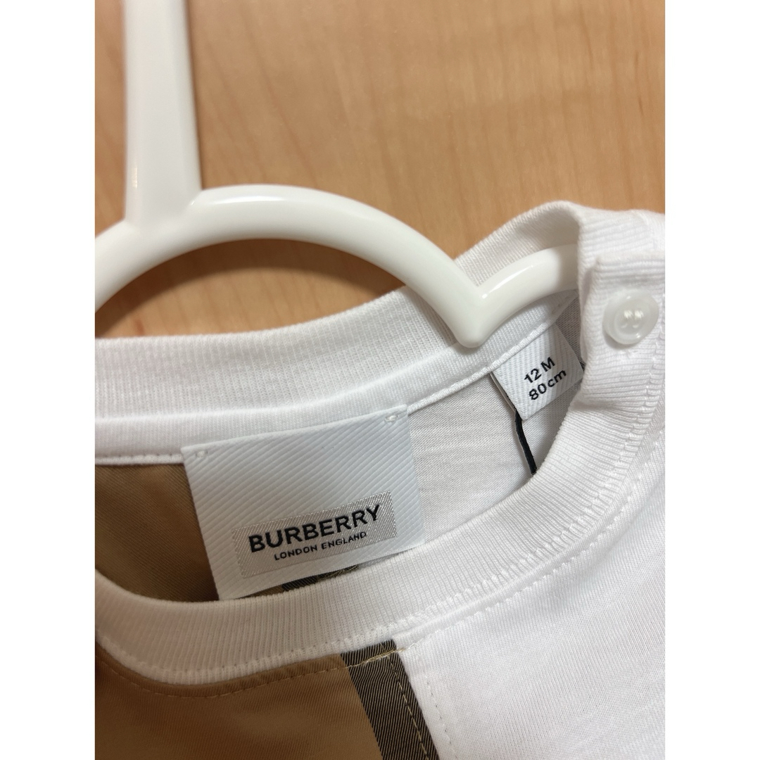 BURBERRY(バーバリー)の新品未使用✴︎春夏バーバリーBurberry ベビーロンパース キッズ/ベビー/マタニティのベビー服(~85cm)(カバーオール)の商品写真