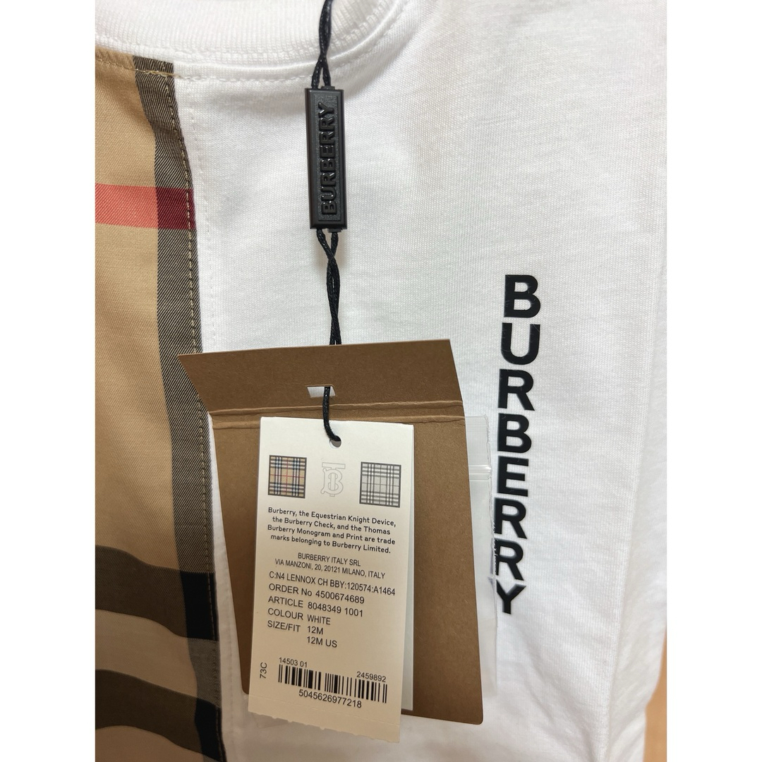 BURBERRY(バーバリー)の新品未使用✴︎春夏バーバリーBurberry ベビーロンパース キッズ/ベビー/マタニティのベビー服(~85cm)(カバーオール)の商品写真