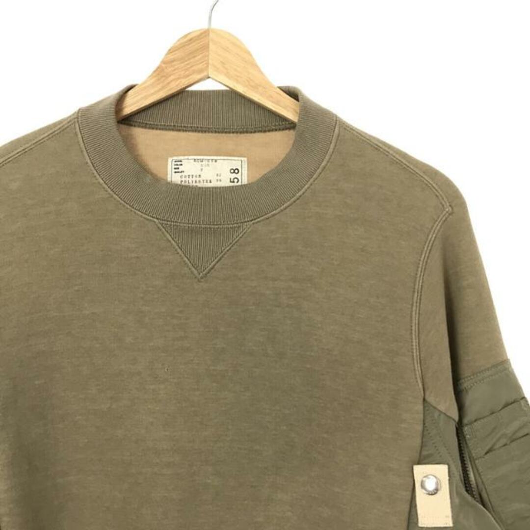 sacai - sacai / サカイ | Sponge Sweat x Nylon Twill Pullover sacai - sacai / サカイ | Sponge Sweat x Nylon Twill Pullover