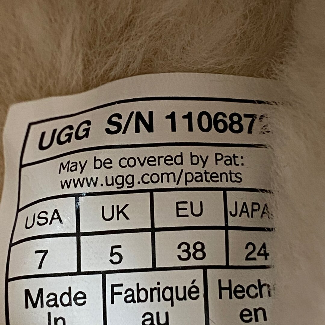 UGG(アグ)の12L6 《極美品》 UGG アグ ボアサンダル 24 ブラウン レディース スカフェットⅡ ルームシューズ スエード レディースの靴/シューズ(サンダル)の商品写真