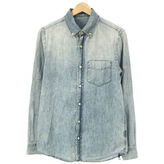 デンハム(DENHAM)のDENHAM デンハム STANDARD SHIRT LWD デニムシャツ インディゴ XS(シャツ)