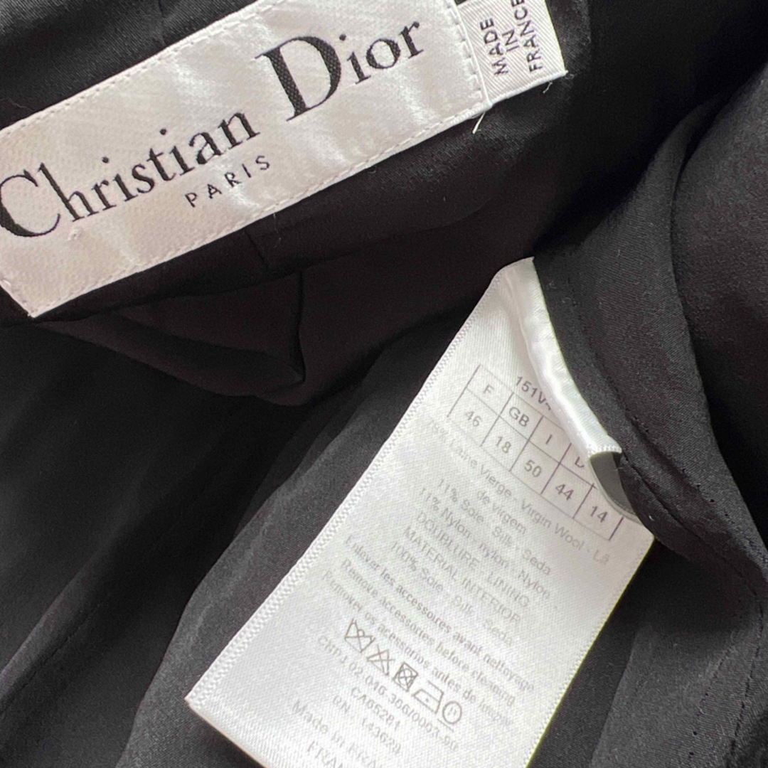 Christian Dior(クリスチャンディオール)の美品　ChristianDiorディオール　ツイード　パーカー　ブルゾン レディースのジャケット/アウター(ブルゾン)の商品写真