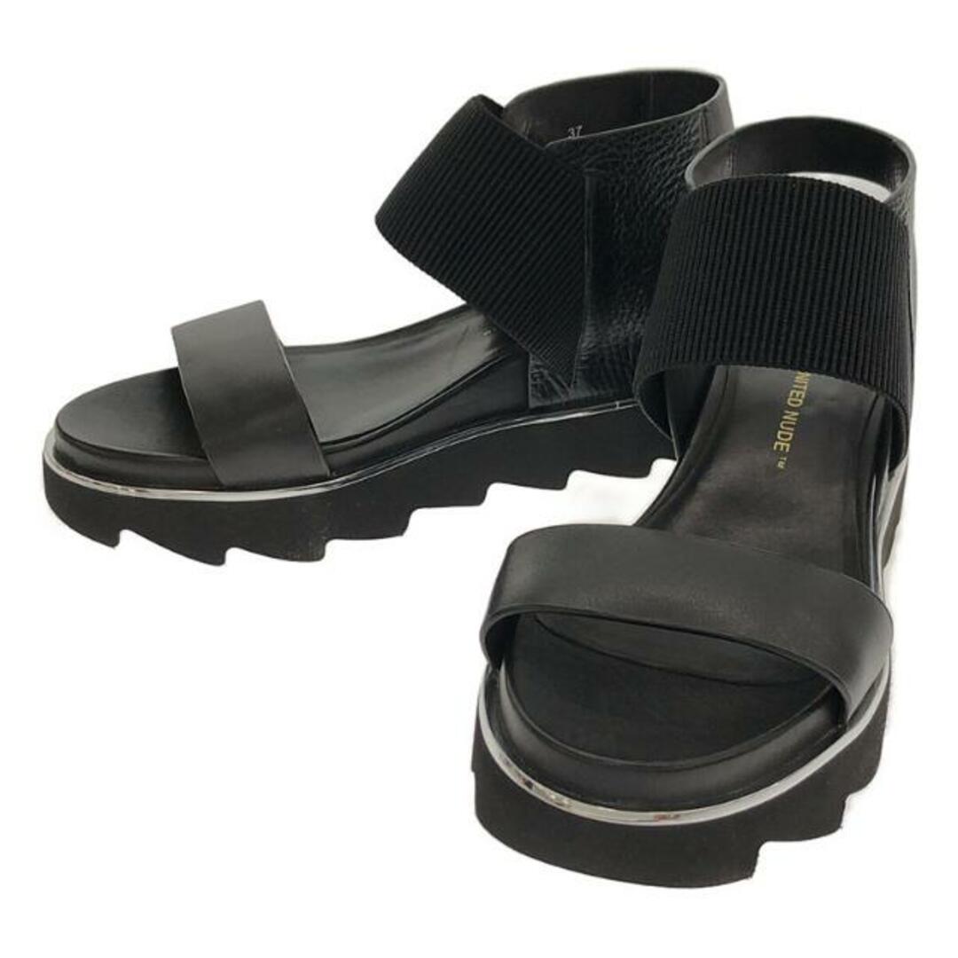 【新品】  UNITED NUDE / ユナイテッドヌード | Rico Sandal リコ シャークソール サンダル | 37 | ブラック | レディースレディース