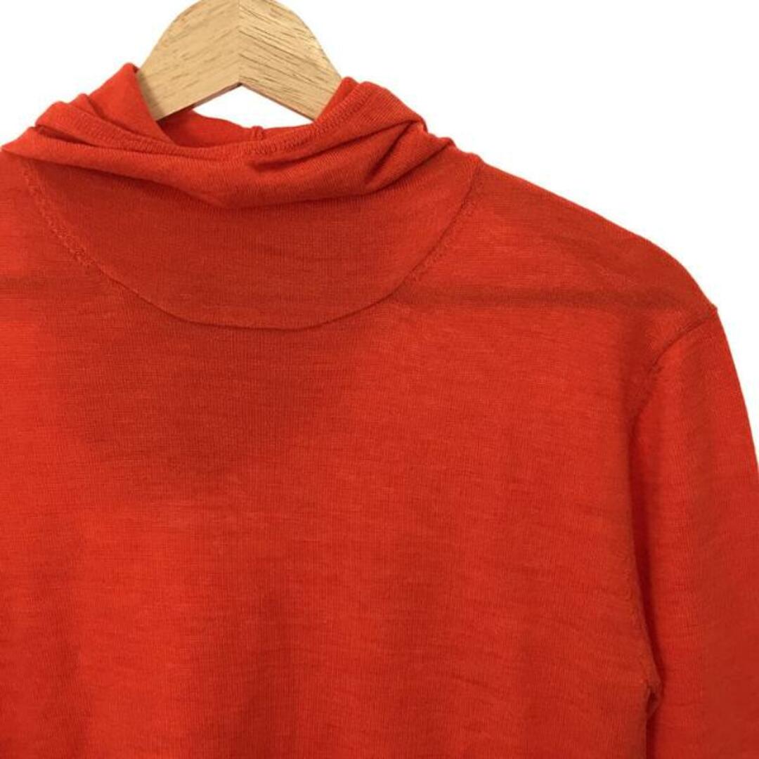 little $uzie(リトルスージー)の【新品】  Little $uzie / リトルスージー | 2023AW | Extra Fine Merino Wool Hooded Knit | One | Orange | レディース レディースのトップス(ニット/セーター)の商品写真