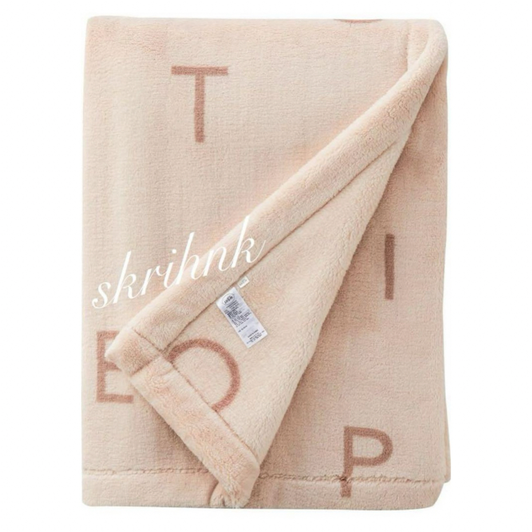♡新品♡ジェラートピケ♡【Sleep】ロゴ柄毛布♡シングル ♡新品♡ジェラートピケ♡【Sleep】ロゴ柄毛布♡シングル