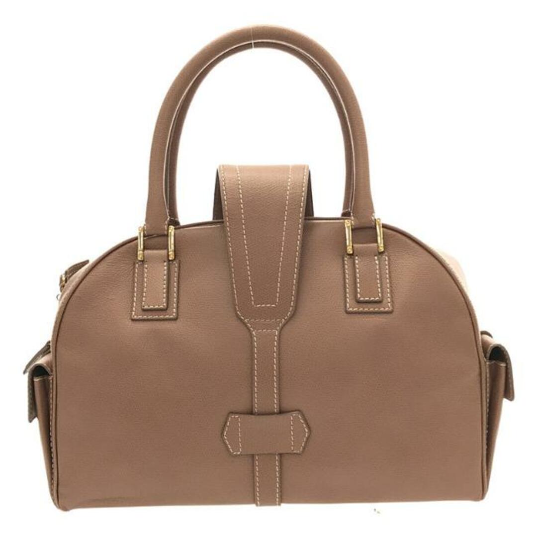 【美品】 LOEWE / ロエベ | トラベラー パッチ ボーリング ボストンバッグ | ベージュ | レディース 【美品】 LOEWE / ロエベ | トラベラー パッチ ボーリング ボストンバッグ | ベージュ | レディース