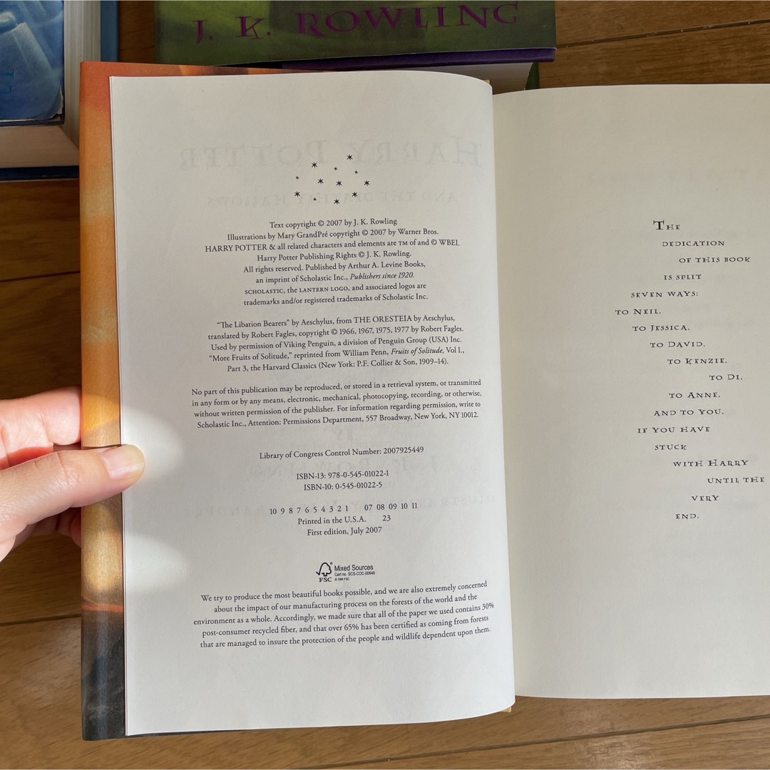 ハリー・ポッター 英語版 全巻 7冊 洋書の通販 by aya's shop|ラクマ