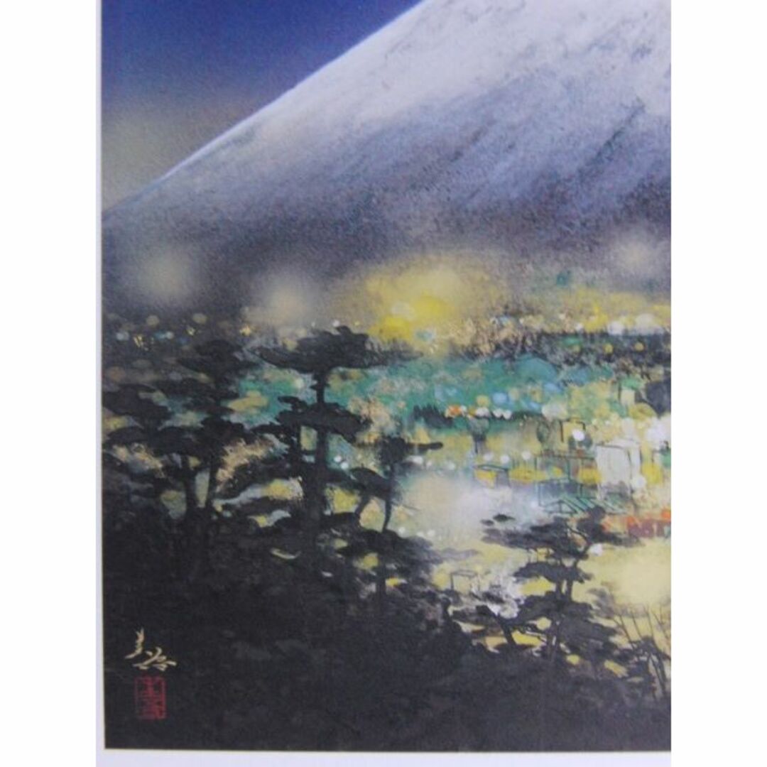 作者名木村圭吾木村圭吾、【未明の擾乱】、希少な額装用画集画、新品