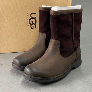 アグ(UGG)の13L6 UGG アグ ブーツ FOERSTER 27 ブラウン メンズ ミディアムブーツ スエード 裏ボア(ブーツ)