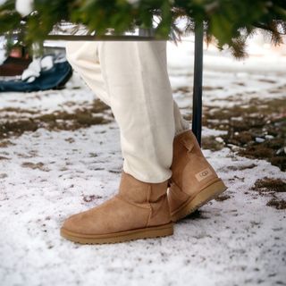 アグ(UGG)のUGG アグ クラシックミニ ll ムートンブーツ チェスナット 23cm(ブーツ)