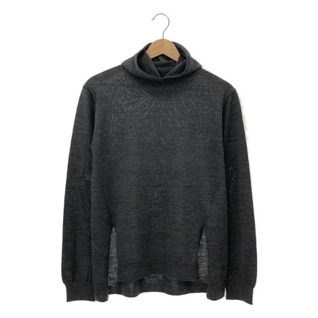 little $uzie(リトルスージー)の【新品】  Little $uzie / リトルスージー | 2023AW | Extra Fine Merino Wool Hooded Knit | One | Charcoal | レディース レディースのトップス(ニット/セーター)の商品写真