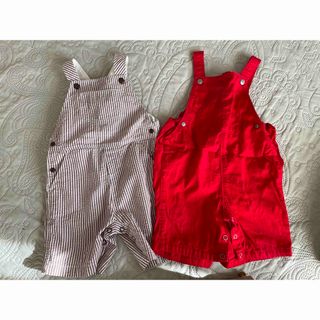 プチバトー(PETIT BATEAU)のプチバトー　18M  サロペット(ロンパース)