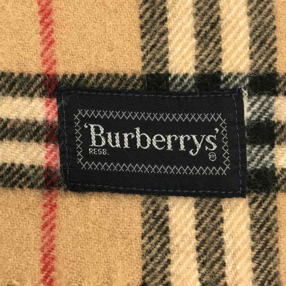 BURBERRY(バーバリー)のBurberrys / バーバリー | ノバチェック フリンジ ウール 大判ストール マフラー | ベージュ | レディース レディースのファッション小物(マフラー/ショール)の商品写真