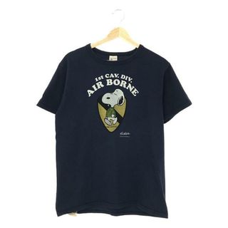 バズリクソンズ(Buzz Rickson's)のBUZZ RICKSON'S / バズリクソンズ | スヌーピー ヴィンテージプリントTシャツ | M | ネイビー | メンズ(Tシャツ/カットソー(半袖/袖なし))