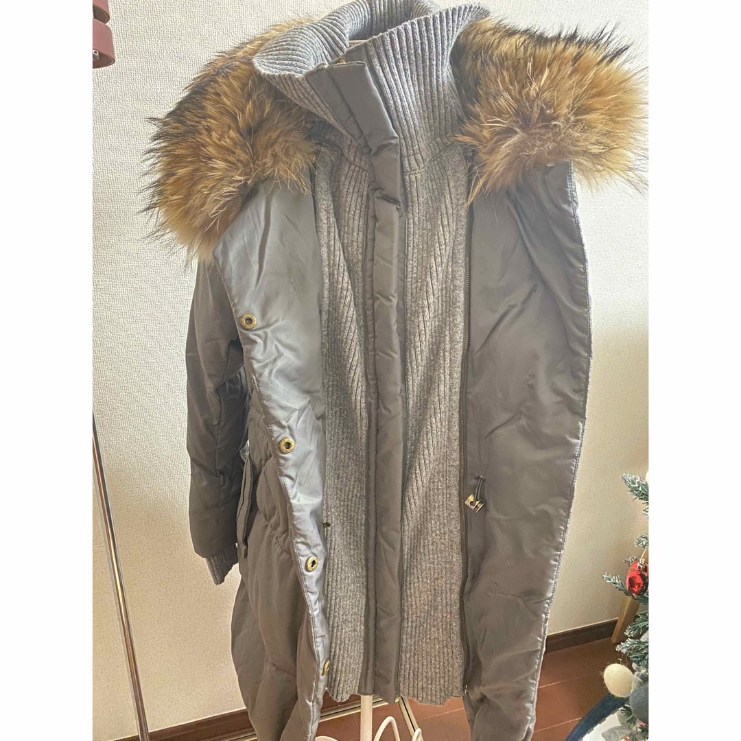 コート2way ダウンジャケット レディースのジャケット/アウター(毛皮/ファーコート)の商品写真