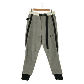 サカイ(sacai)のsacai / サカイ | 2020AW | × NIKE / ナイキ NRG FLEECE PANT / ベルテッド フリースパンツ | L | グレー | メンズ(その他)