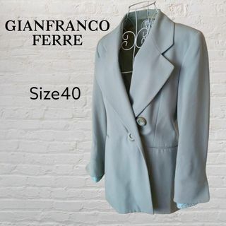 クリップ側外径約17cmGIANFRANCO FERRE ヴィンテージ イタリア製 サークルイヤリング