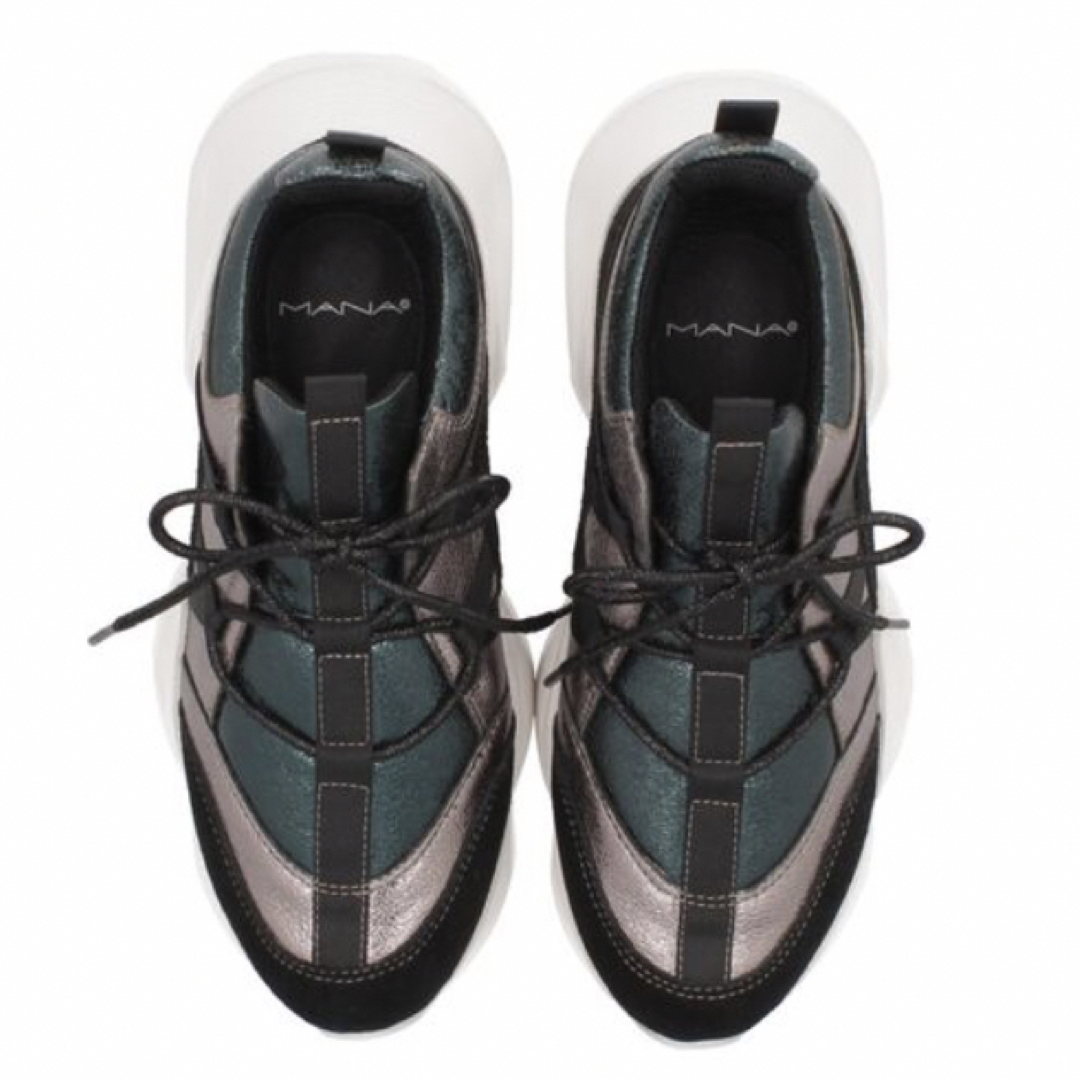 新品✨タグ付き♪ 定価27,500円　山羊革　スニーカー　23センチ　大特価‼️ レディースの靴/シューズ(スニーカー)の商品写真