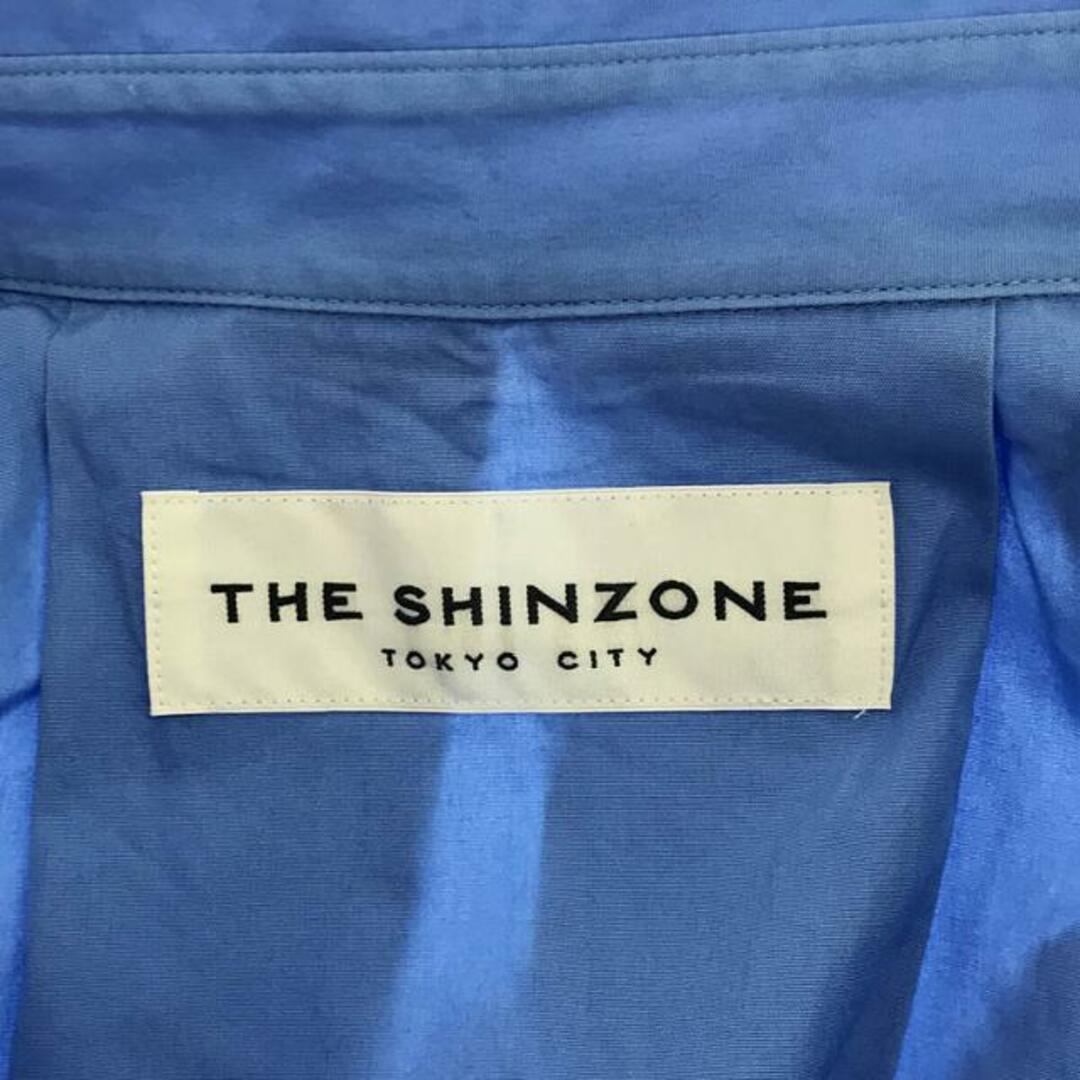 Shinzone(シンゾーン)のShinzone / シンゾーン | コットン プルオーバー スキッパーシャツ | 36 | ブルー | レディース レディースのトップス(シャツ/ブラウス(長袖/七分))の商品写真