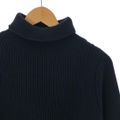 【美品】  ANDERSEN-ANDERSEN / アンデルセンアンデルセン | TURTLE NECK KNIT / タートルネック ニット | XXS | ネイビー | メンズ