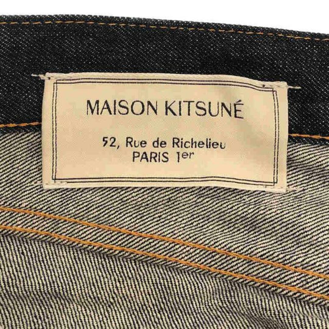 MAISON KITSUNE'(メゾンキツネ)のMAISON KITSUNE / メゾンキツネ | 5P セルビッチ 濃紺デニムパンツ | 29 | インディゴ | メンズ メンズのパンツ(その他)の商品写真