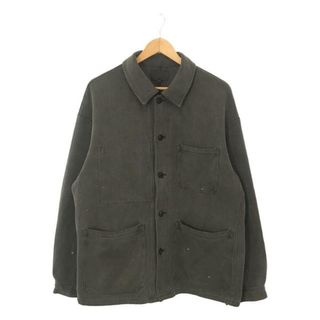 【美品】  YOKO SAKAMOTO / ヨーコサカモト | ペンキ加工 刺し子 カバーオール ジャケット | M | グレー | メンズ(その他)