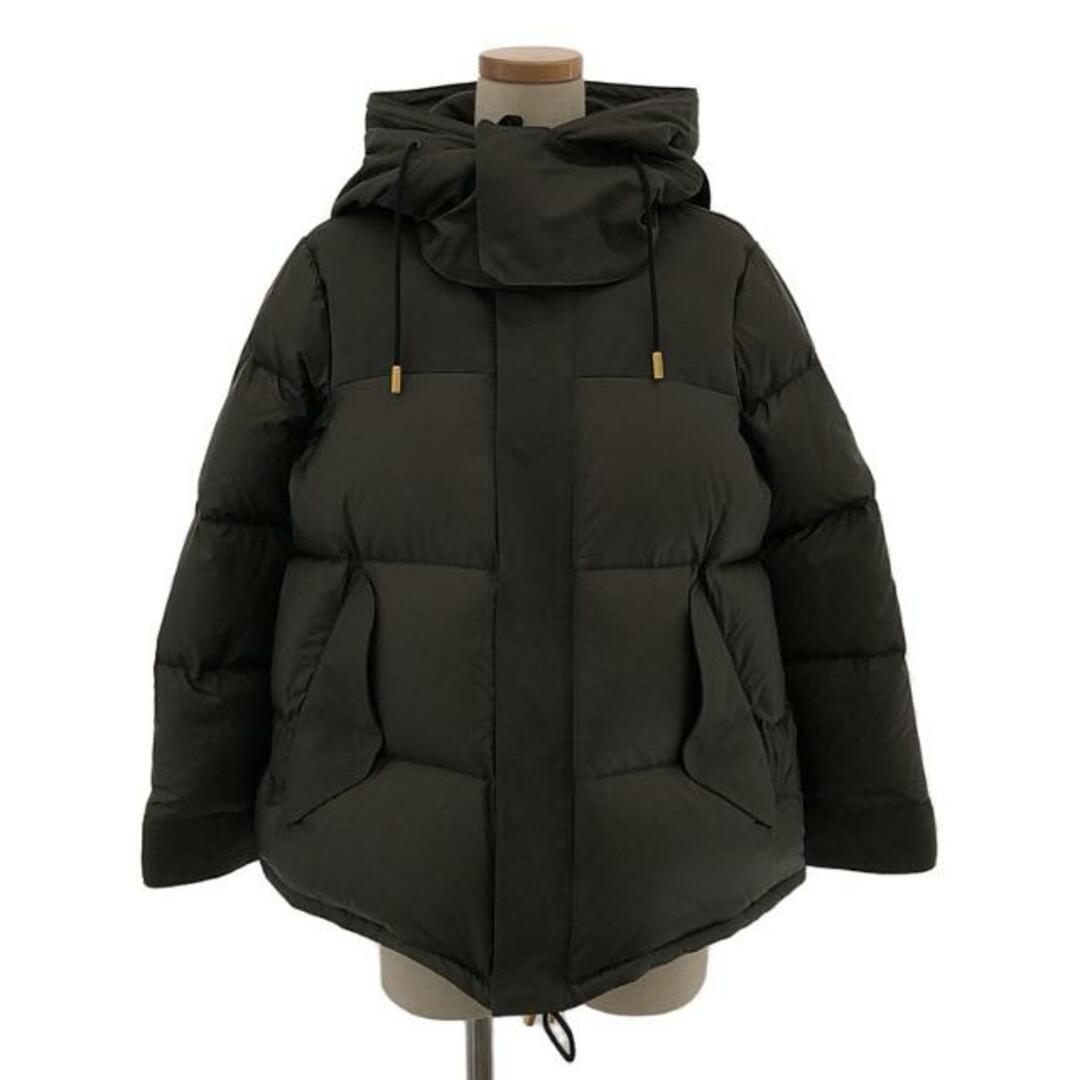 【美品】  THE RERACS / ザリラクス | DOWN JACKET / ダウンジャケット / フード着脱可 | 36 | オリーブ | レディースジャケット/アウター