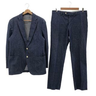 ラルディーニ(LARDINI)のLARDINI / ラルディーニ | デニム 3B テーラードジャケット パンツ セットアップ | 50 | インディゴ | メンズ(その他)