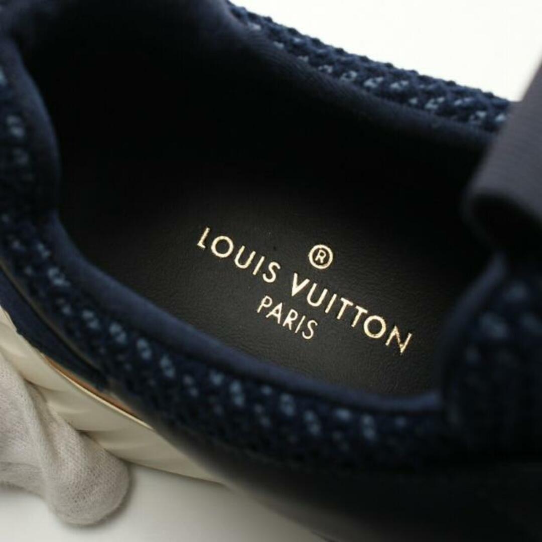 LOUIS VUITTON(ルイヴィトン)のアフターゲームライン スニーカー ファブリック レザー ネイビー マルチカラー レディースの靴/シューズ(スニーカー)の商品写真