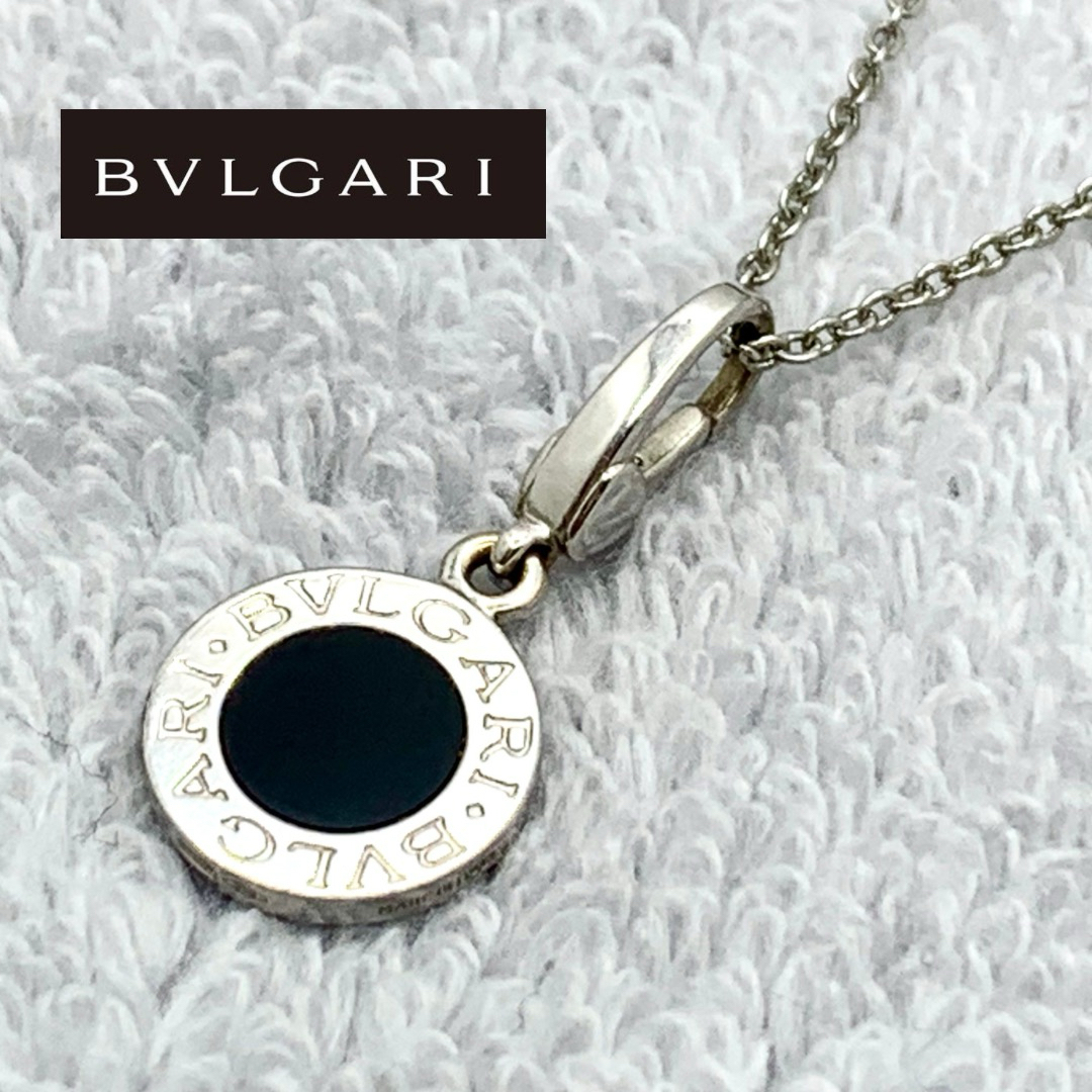 BVLGARI(ブルガリ)のブルガリ　ネックレス　オニキス　ペンダント レディースのアクセサリー(ネックレス)の商品写真