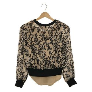 クラネ(CLANE)のCLANE / クラネ | × MINAMI TANAKA FLORETS OPAL CARDIGAN カーディガン | 1 | ブラック/ベージュ | レディース(カーディガン)